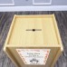 FixtureDisplays® Wood Donation Box Tithing Box Fundraising Stand with Sign Holder 13155+12065